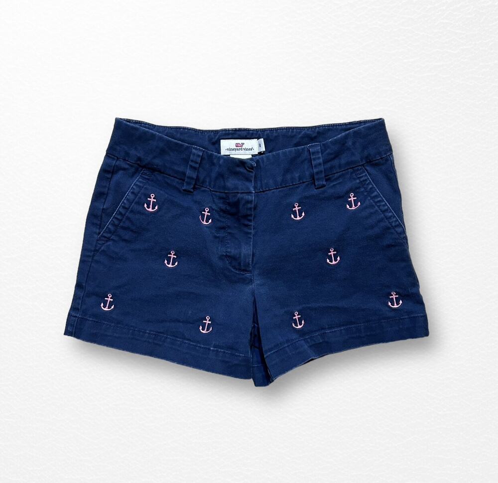 Vineyard Vines Anchor Chino Shorts, Size 8